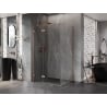 Mexen Lunar T Linke Duschkabine 90 x 80 cm, transparent, gebürstetes Kupfer - 834T-090-080-65-00-L