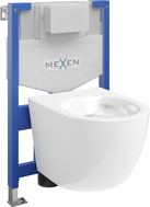 Mexen WC-Unterputz-Set Fenix XS-F mit WC-Schüssel Lena, weiß glänzend - 6803322XX00