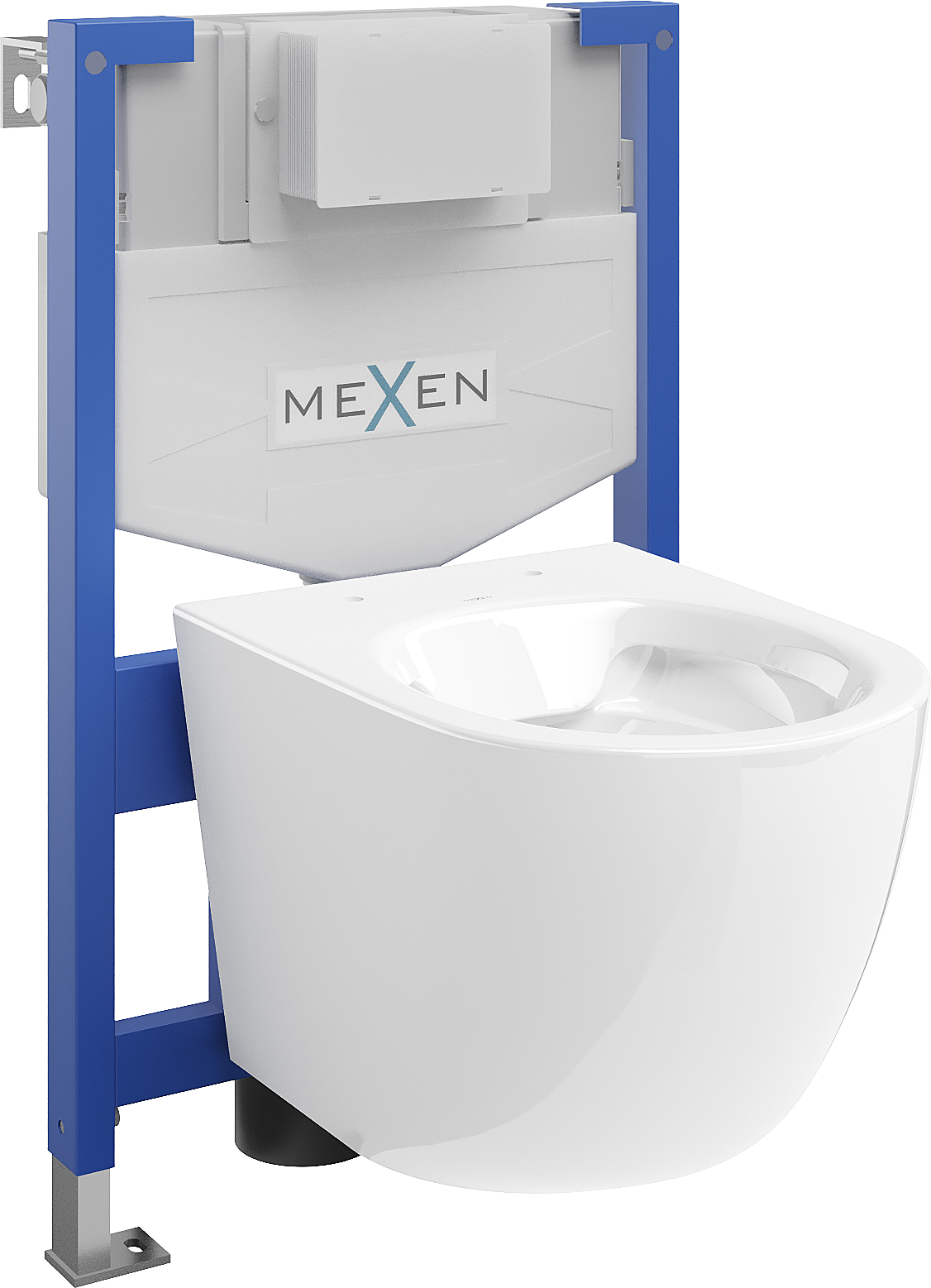 Mexen WC-Unterputzmontageset Felix XS-F Rahmen mit WC Lena, Weiß - 6803322XX00