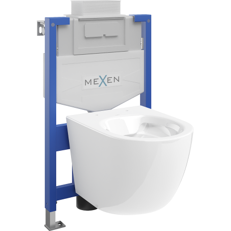 Mexen WC-Unterputzmontageset Felix XS-U Rahmen mit WC Lena, Weiß - 6853322XX00