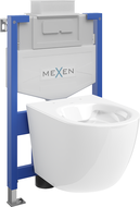 Mexen Lena Unterputz-WC-Set Fenix XS-U mit WC-Schüssel, weiß glänzend - 6853322XX00