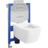 Mexen Margo Unterputz-WC-Set Fenix XS-U mit WC-Schüssel, weißer Glanz - 6853342XX00