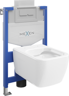 Mexen Unterputz-WC-Set Fenix XS-U mit WC-Schüssel Margo, weiß glänzend - 6853342XX00