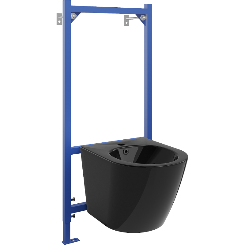 Mexen Lena Unterputz-Bidet-Set Fenix B mit Bidet, schwarz glänzend - 69935224870