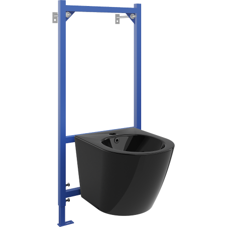 Mexen Lena Unterputz-Bidet-Set Fenix B mit Bidet, schwarz glänzend - 69935224870