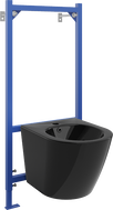 Mexen Lena Unterputz-Bidet-Set Fenix B mit Bidet, schwarz glänzend - 69935224870