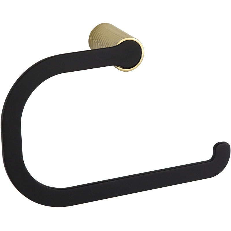 Mexen Base Handtuchhalter, schwarz/gold - 70882321-57