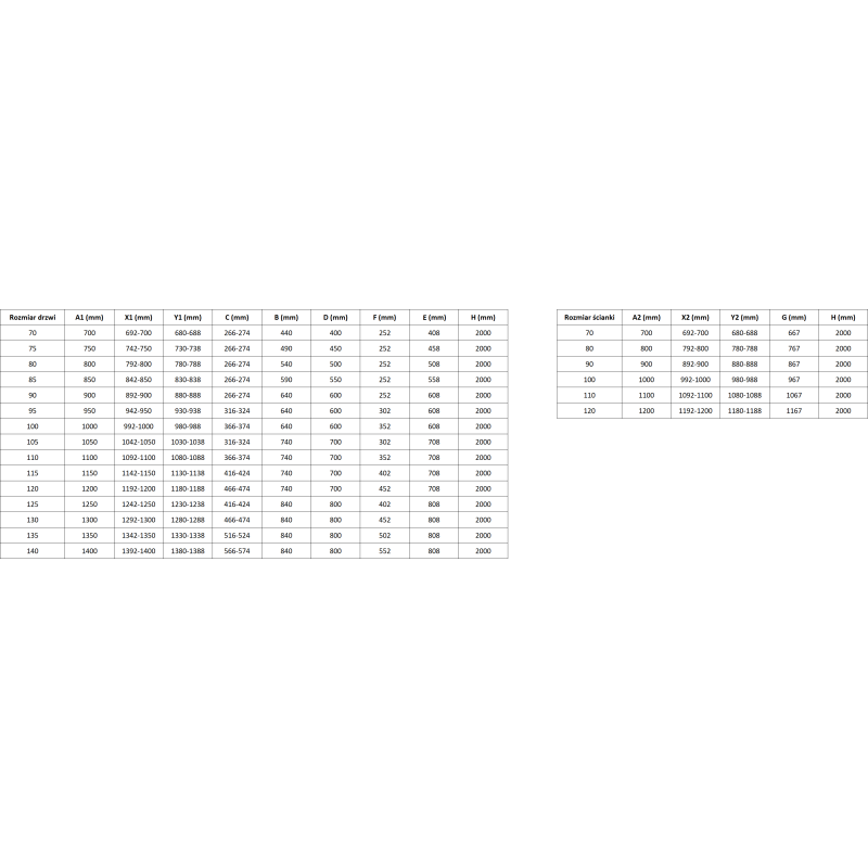 Mexen Lunar T Duschkabine Schwenkbar Links 115 x 110 cm, Transparent, Schwarz - 834T-115-110-70-00-L