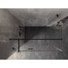 Mexen Lunar T linke Duschkabine klappbar 100 x 110 cm, transparent, schwarz - 834T-100-110-70-00-L