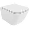 Mexen Madox Rimless WC-Schüssel mit soft-schließendem Slim-Sitz, Duroplast, glänzend weiß - 30154000