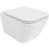 Mexen Madox WC-Schüssel Rimless mit langsam schließendem Slim-Sitz, Duroplast, weiß glänzend - 30154000