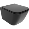 Mexen Madox WC-Schüssel Rimless mit Absenkautomatik Slim, Duroplast, schwarz matt - 30154070