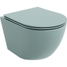 Mexen Lena WC-Becken Rimless mit Slim-Absenkautomatik-Sitz, Duroplast, hellgrün matt - 30224048