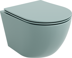 Mexen Lena WC-Becken Rimless mit Slim-Absenkautomatik-Sitz, Duroplast, hellgrün matt - 30224048