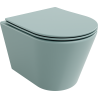 Mexen Rico WC-Becken Rimless mit langsam schließendem Slim-Sitz, Duroplast, hellgrün matt - 30724048