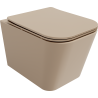 Mexen Teo WC-Schüssel Rimless mit langsam schließendem Slim-Sitz, Duroplast, Cappuccino matt - 30854064