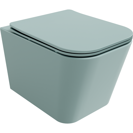Mexen Teo WC-Schüssel Rimless mit Soft-Close-Slim-Sitz, Duroplast, hellgrün matt - 30854048
