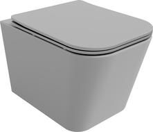 Mexen Teo Rimless WC-Schüssel mit Slim-Absenkautomatik, Duroplast, hellgrau matt - 30854061