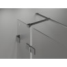 Mexen Lunar T Duschkabine links öffnend 70 x 100 cm, transparent, Gun Metal - 834T-070-100-95-00-L