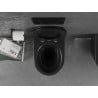 Mexen Lena WC-Schüssel Rimless, schwarz matt - 3322XX85