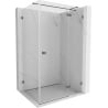 Mexen Lunar T Rechtsdrehende Duschkabine 70 x 90 cm, transparent, Gun Metall - 834T-070-090-95-00-P