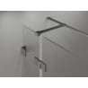 Mexen Lunar T Rechte, schwenkbare Duschkabine 70 x 120 cm, transparent, Gun Metal - 834T-070-120-95-00-P