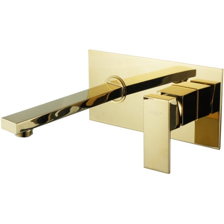 Mexen Cube Unterputz-Waschtischarmatur, gold - 73115-50