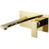 Mexen Cube Unterputz-Waschtischarmatur, gold - 73115-50