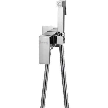 Mexen Cube Unterputz-Bidetarmatur mit Punktset, Chrom - 7599150-00