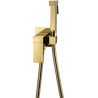 Mexen Cube Unterputz-Bidetarmatur mit Punktset, Gold - 7599150-50