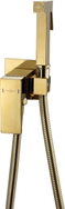 Mexen Cube Unterputz-Bidetarmatur mit Punktset, Gold - 7599150-50