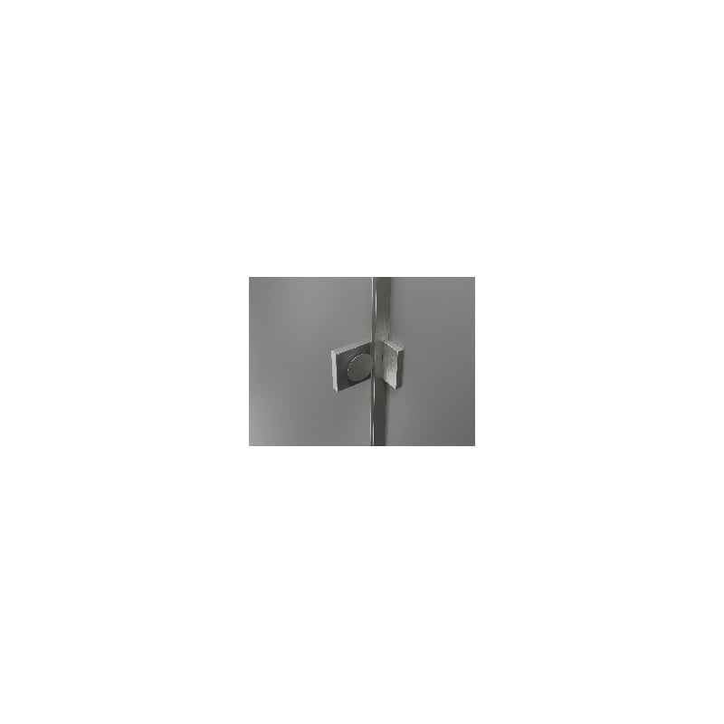 Mexen Lunar T Duschkabine schwenkbar links 85 x 80 cm, transparent, gebürsteter Nickel - 834T-085-080-97-00-L