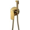 Mexen Milo Unterputz-Bidetarmatur mit Punkt-Set, Gold - 7599350-50