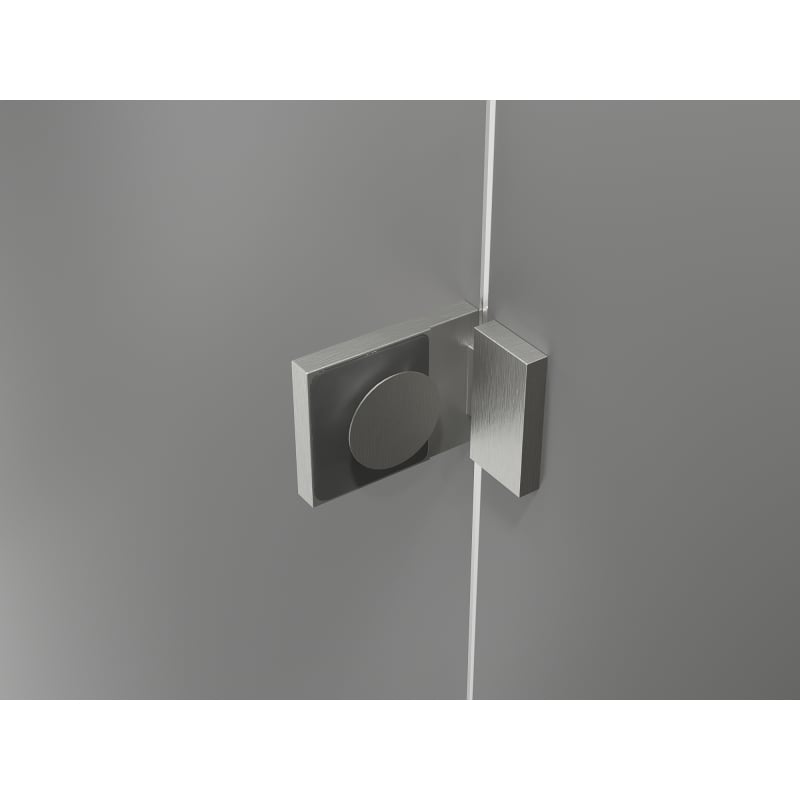 Mexen Lunar T Duschkabine links 100 x 90 cm, transparent, gebürsteter Nickel - 834T-100-090-97-00-L