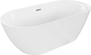 Mexen Laura freistehende Badewanne 170 x 80 cm, weiß - 53401708000