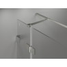 Mexen Lunar T Rechts öffnende Duschkabine 70 x 100 cm, transparent, gebürsteter Nickel - 834T-070-100-97-00-P