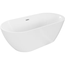 Mexen Livia freistehende Badewanne 170 x 80 cm, Weiß - 52591708000