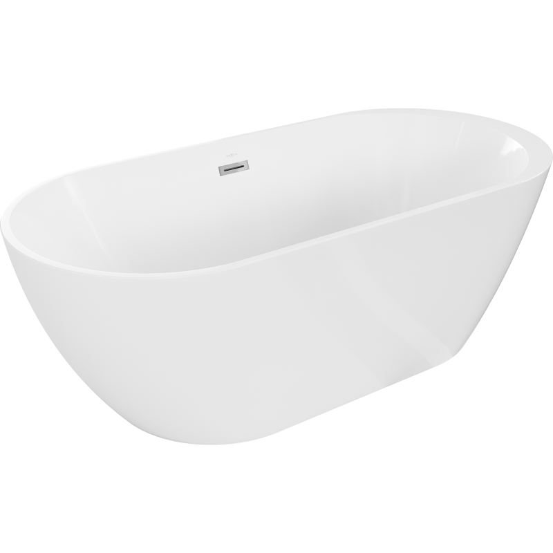 Mexen Livia freistehende Badewanne 170 x 80 cm, Weiß - 52591708000