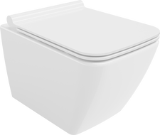 Mexen Vega WC-Schüssel Rimless mit Slim-Absenkautomatik-Sitz, Duroplast, weiß glänzend - 30654000