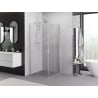 Mexen Exo quadratische Duschkabine, Schiebetür 85 x 85 cm, transparent, chrom - 8111-085-085-01-00