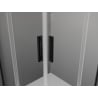 Mexen Exo quadratische Duschkabine zum Schieben 95 x 95 cm, transparent, schwarz - 8111-095-095-70-00