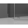Mexen Exo fünfeckige Duschkabine mit Tür 100 x 90 cm, transparent, Chrom - 812-100-090-01-00