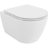 Mexen Carmen WC-Schüssel Rimless mit Soft-Close Slim Sitz, Duroplast, Weiß Glanz - 30880300