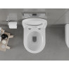 Mexen Carmen WC-Schüssel Rimless mit langsam schließendem, hartem Sitz, Duroplast, glänzend weiß - 30880200