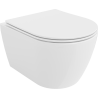 Mexen Carmen WC-Schüssel Rimless mit Slim-Absenkautomatik-Sitz, Duroplast, glänzend weiß - 30880400