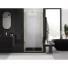 Mexen Exo Doppelflügeltür Dusche 110 cm, Transparent, Gold - 814-110-000-50-00