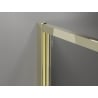 Mexen Exo Doppelflügeltür Dusche 110 cm, Transparent, Gold - 814-110-000-50-00