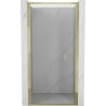 Mexen Exo faltbare Duschabtrennung 110 cm, transparent, gold - 816-110-000-50-00
