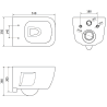 Mexen Margo WC-Schüssel Rimless, weiß glänzend - 3342XX00