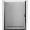 Mexen Exo Schiebetür für Dusche 170 cm, transparent, schwarz - 8151-170-000-70-00
